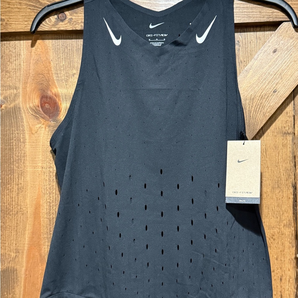 Nike Black Slim Fit Tank Top